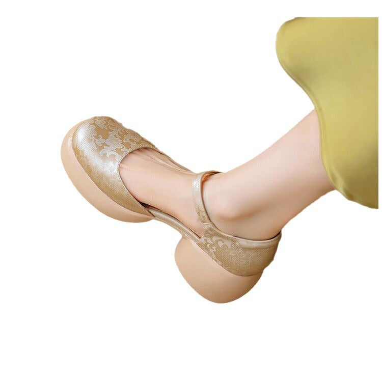 Damen High Heel Schuhe Absatz mit verstellbarem Riemen