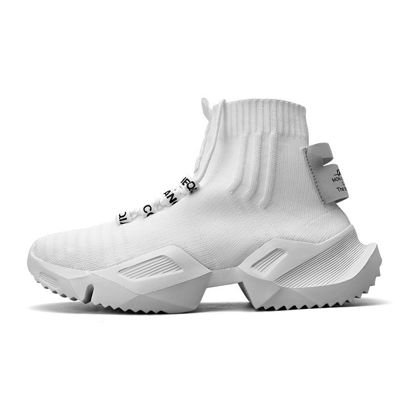 Damen Sneaker High-Top Elastisch Style Frauen Schuhe