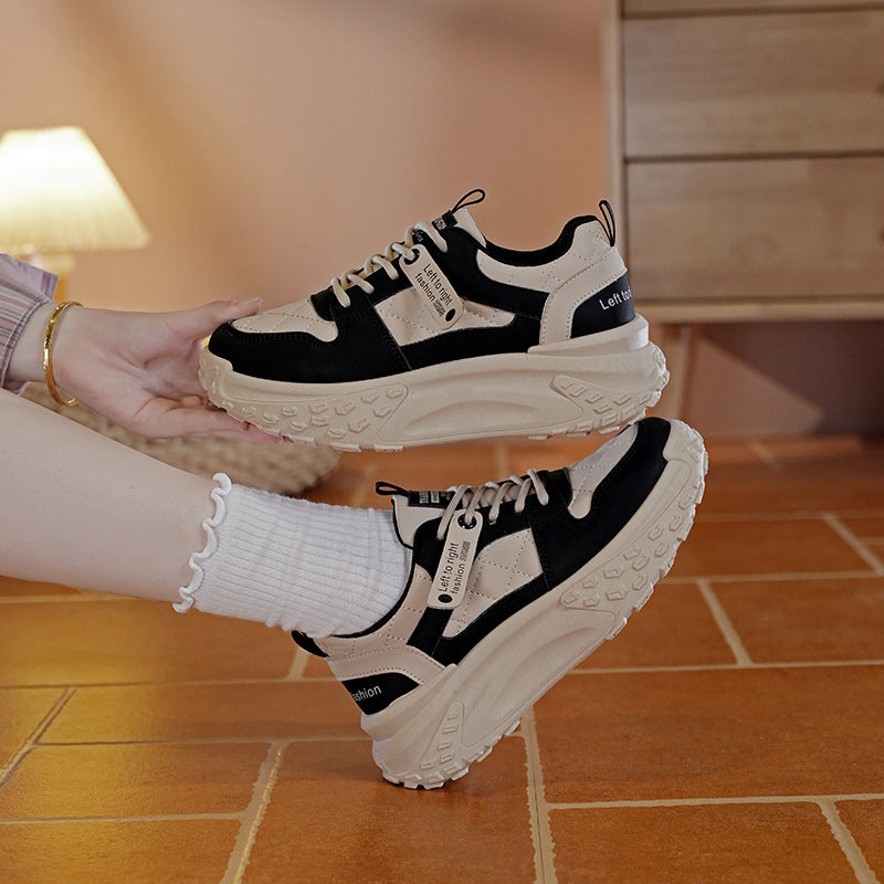 Damen Sneaker Chunky Weite Passform Modern