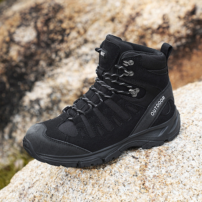 Damen Outdoorschuhe Robust Knöchelschutz Wanderschuhe