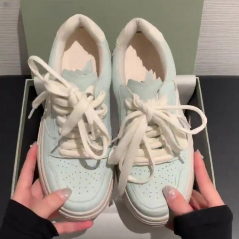 Damen Sneaker Plateau atmungsaktiv Sportlich