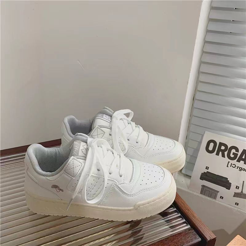 Damen Sneaker Sportlich Floralmuster Trendy