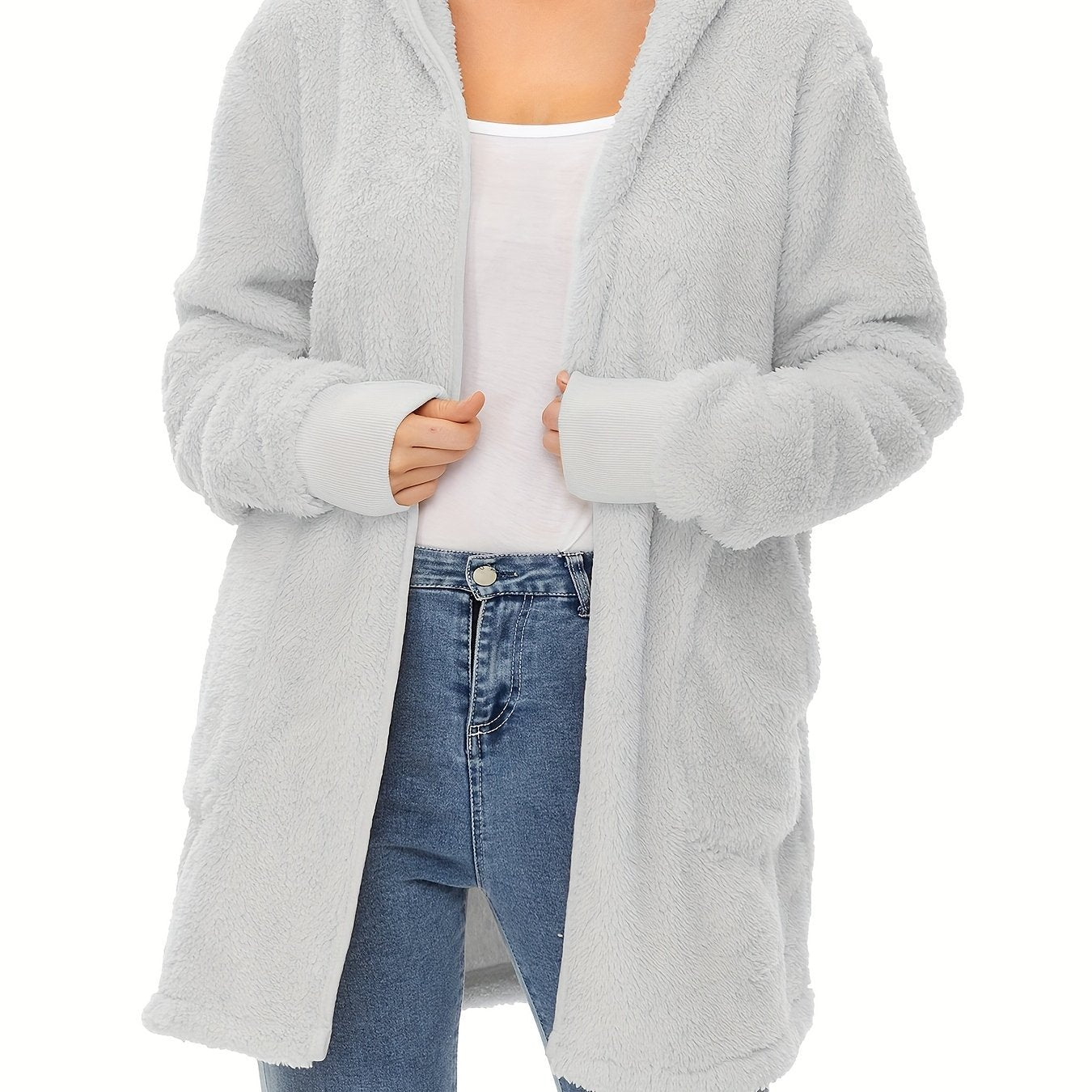 Weiche Damen Fleecejacke Warm Berlin Style