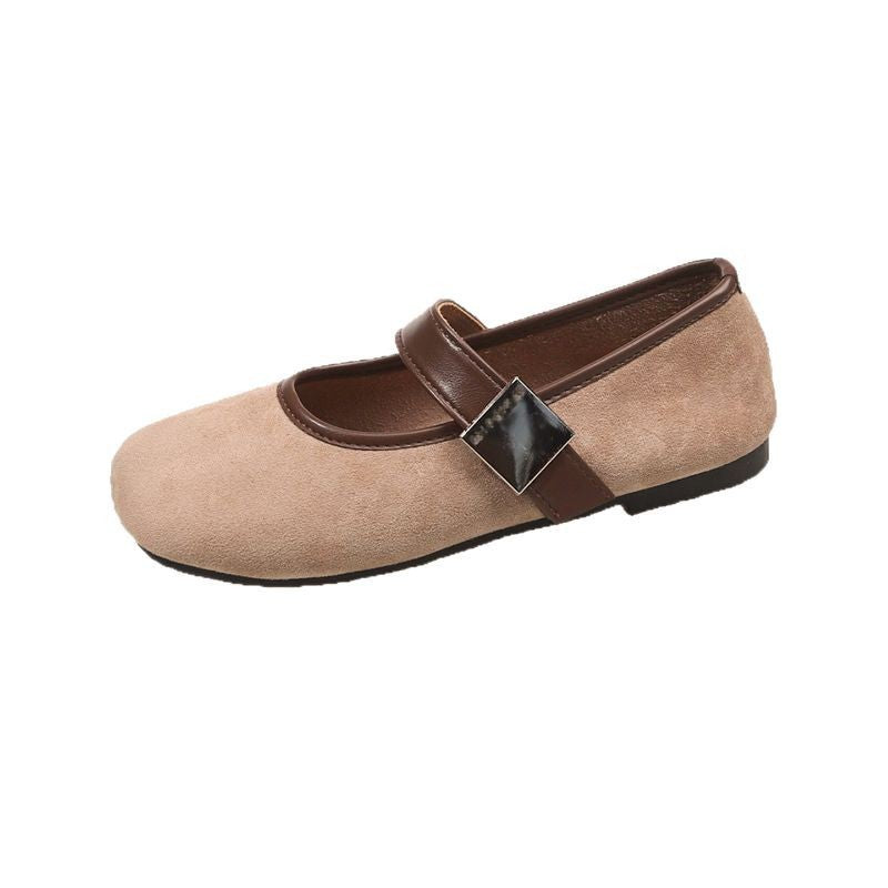 Damen Ballerinas Elegantes Design mit verstellbarem Riemen