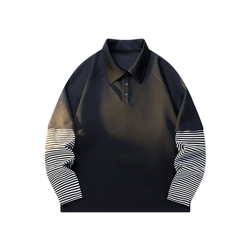 Herren Langarm-Shirt Sportlich Modern