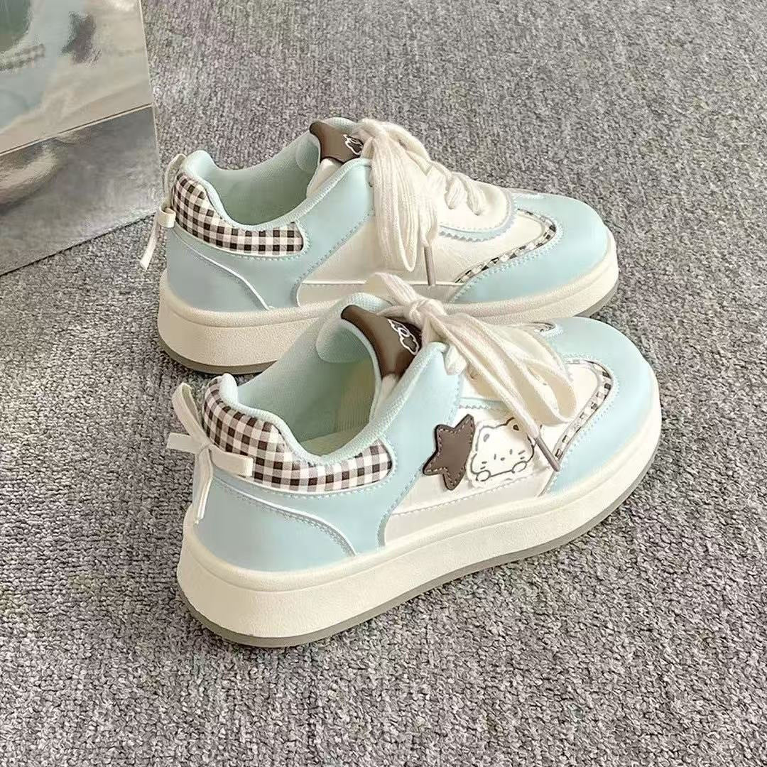 Damen Sneaker Sportlich Trendig Farbenfroh