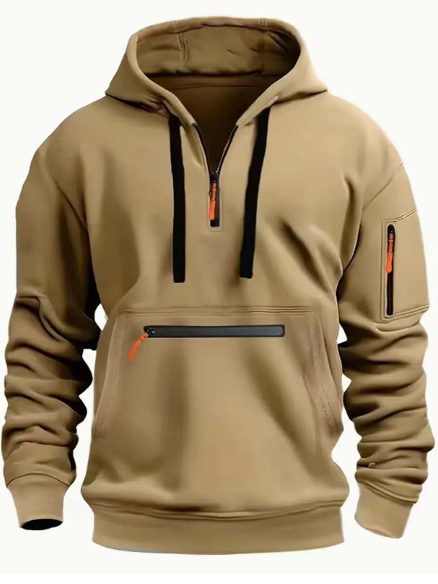 Herren Hoodie Modern mit Reißverschluss und Coolen Designs