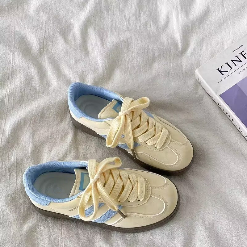 Damen Sneaker Weich Bequem Laufsohle