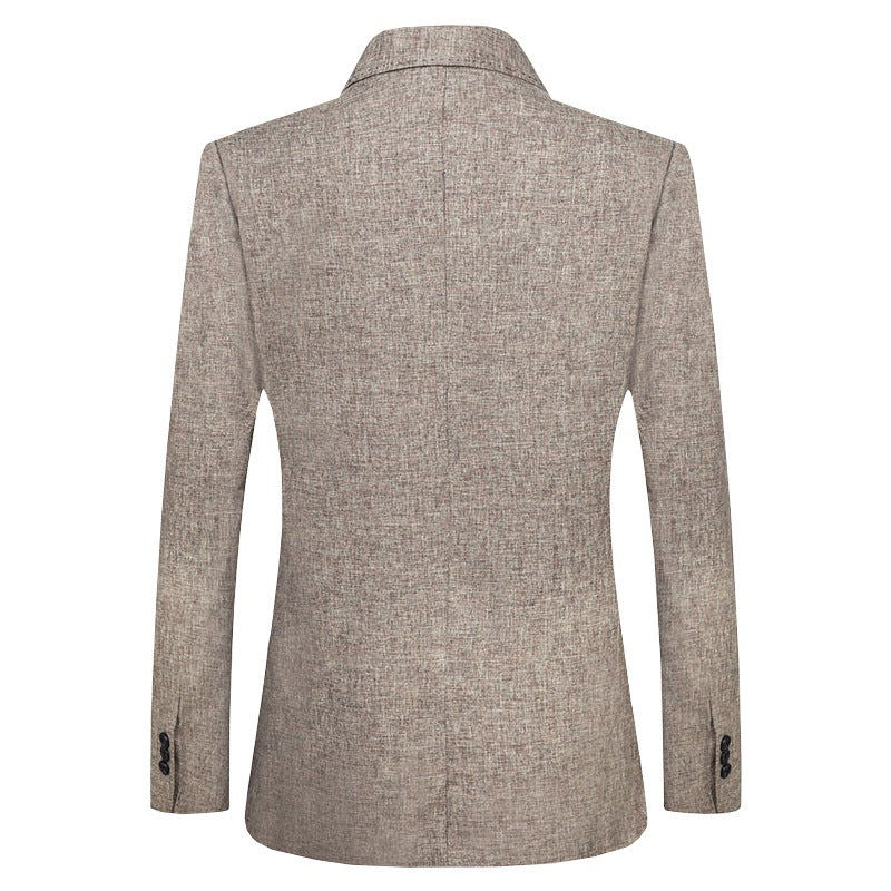 Herren Blazer Jacke Modern Slim Fit Mischgewebe