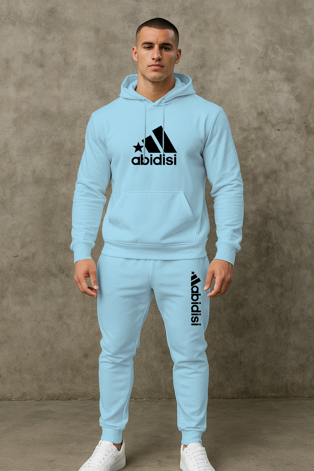 Herren Jogginganzug Sportlich Schnitt Bequem Mit Taschen