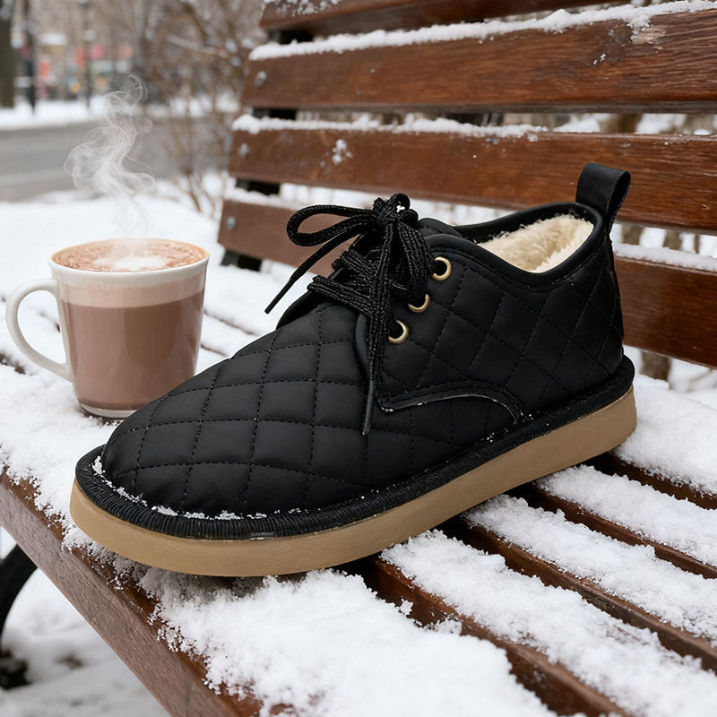 Damen Sneaker Bequem Isoliert Gesteppt Winter