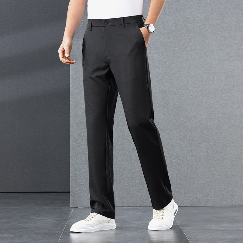 Herren Businesshose Elegant Slim Fit mit Gummizug