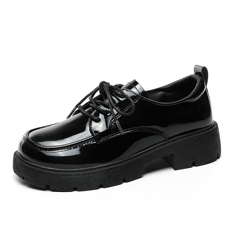 Damen Plateau Schnürschuhe High Heel ModeSchuhe