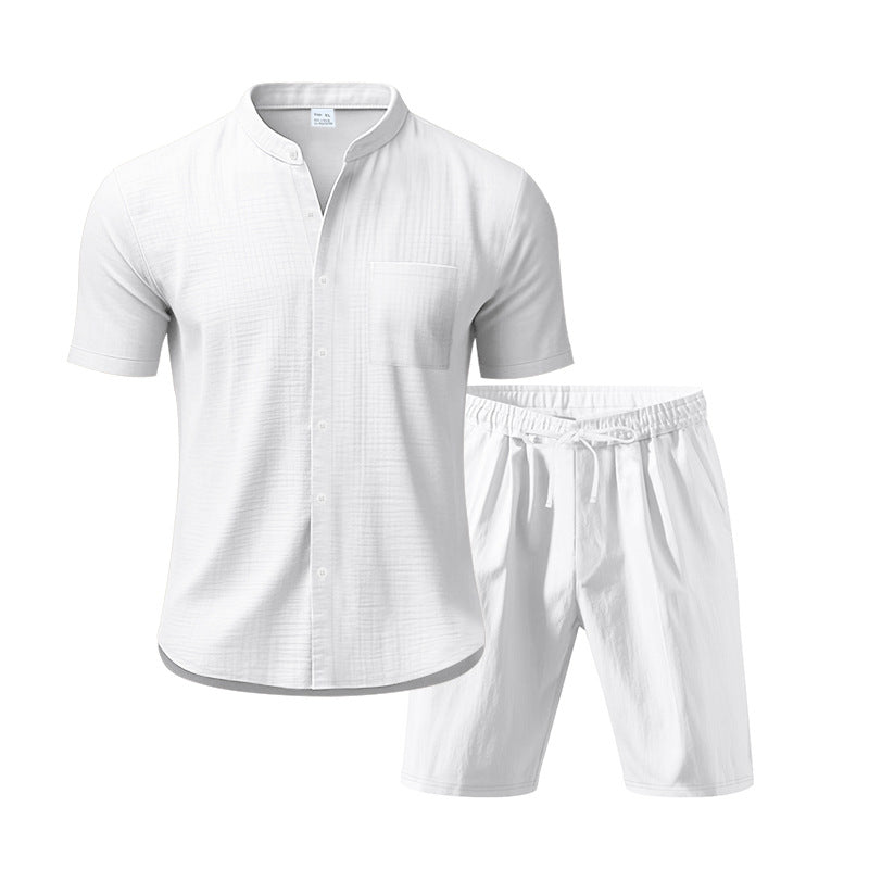 Herren Kurzarm-Set Atmungsaktiv Stretch Sportlich