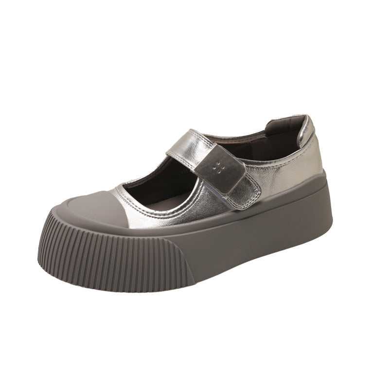 Damen Ballerinas Bequem Verstellbar Modisch