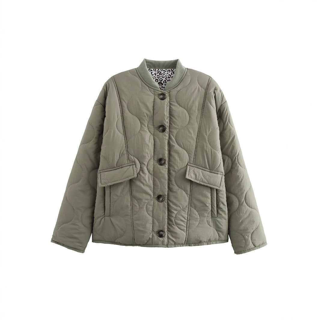 Damen Winterjacke Steppjacke Warm Modern