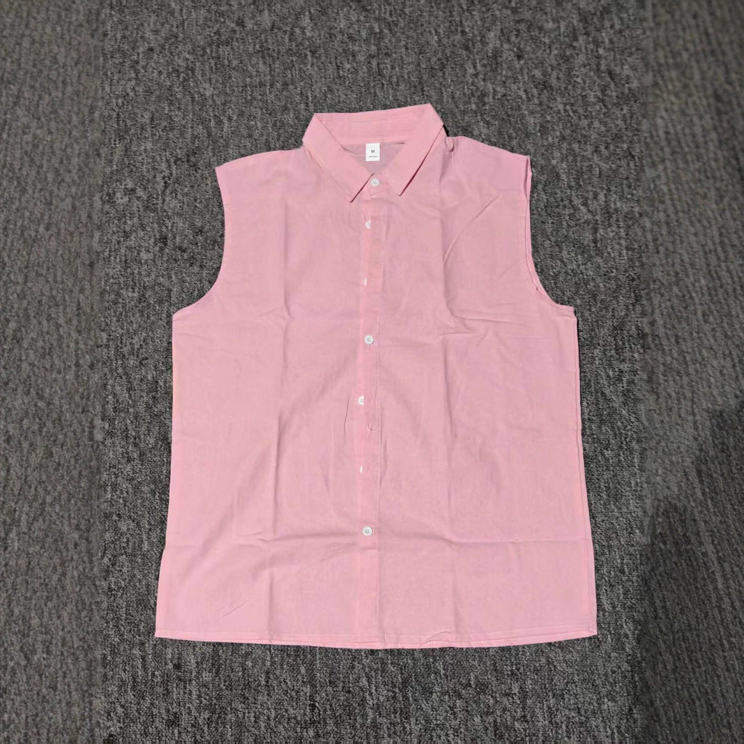 Herren Sommerweste Leicht Freizeitshirt Modern