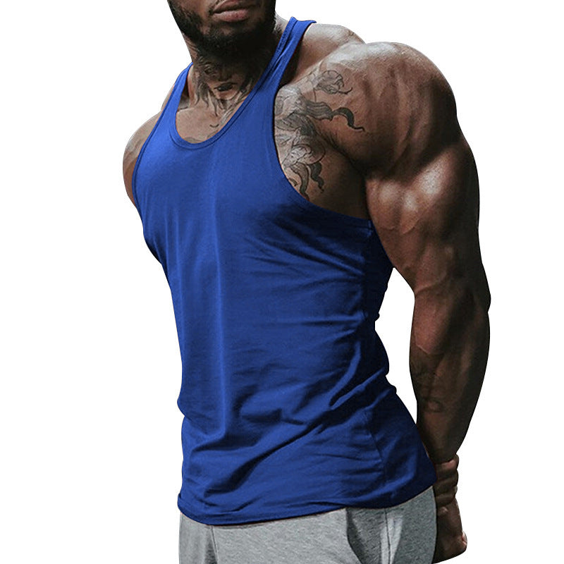 Herren Fitness Tanktop Atmungsaktiv Leicht Racerback