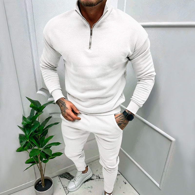 Herren Sportanzug Kapuzenjacke Mit Reißverschluss