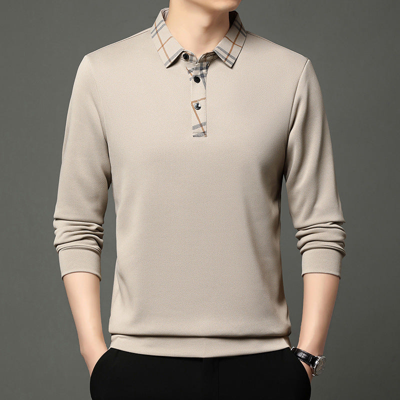 Herren Poloshirt Modern Strukturiert Kragen Qualität