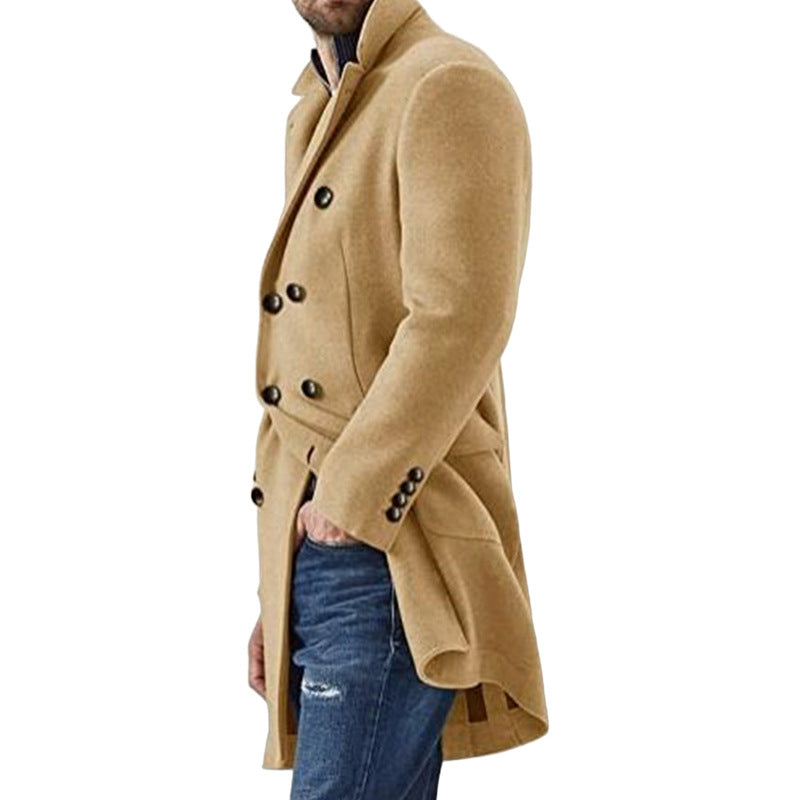 Herren Mantel Doppeltuch Klassisch Modern Berlin Style