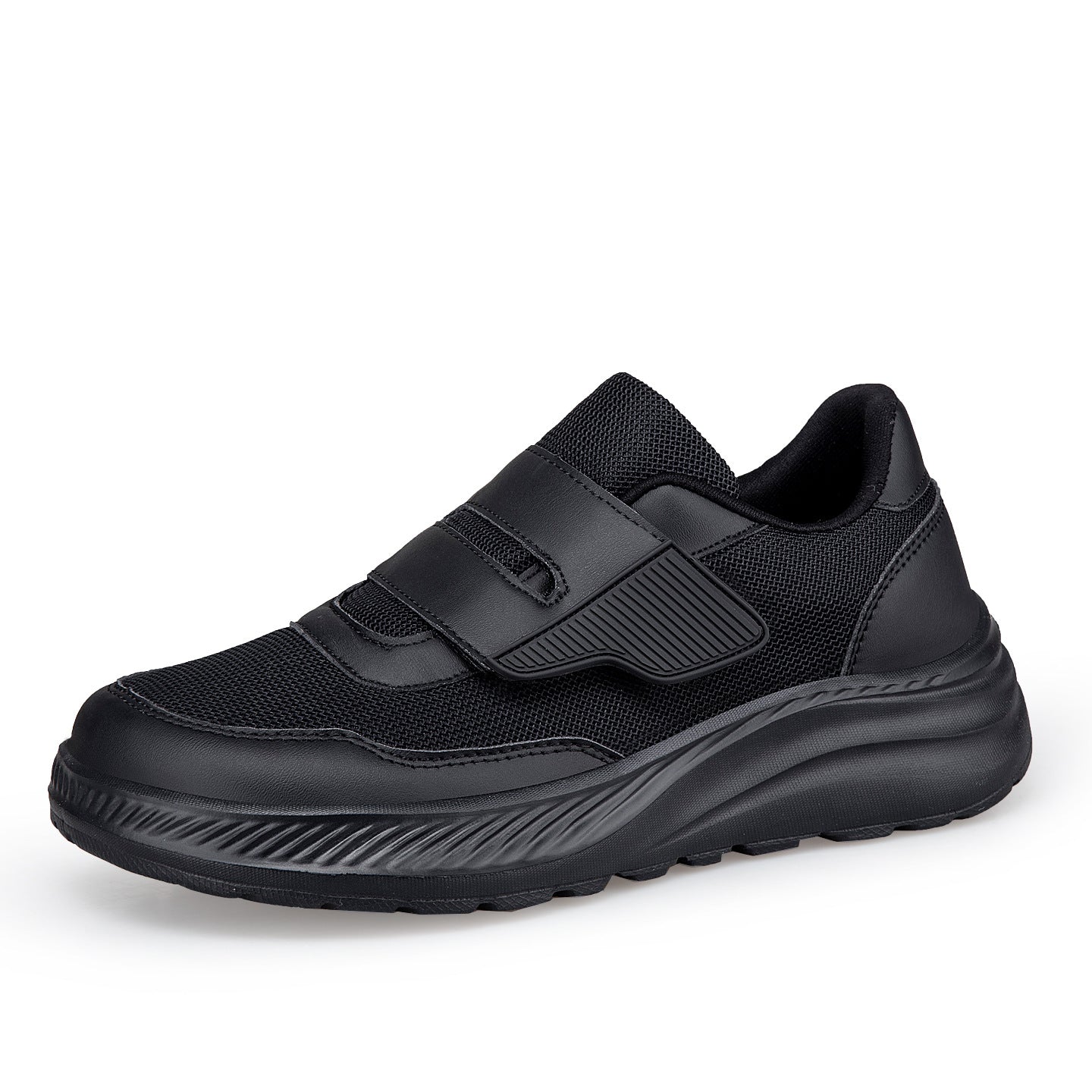 Damen Sneaker Bequem Elastisch Klettverschluss Sportlich