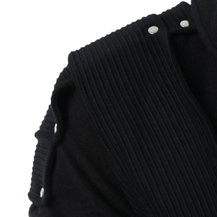 Herren Kapuzenpullover Modern mit Schulterdetails Trendy