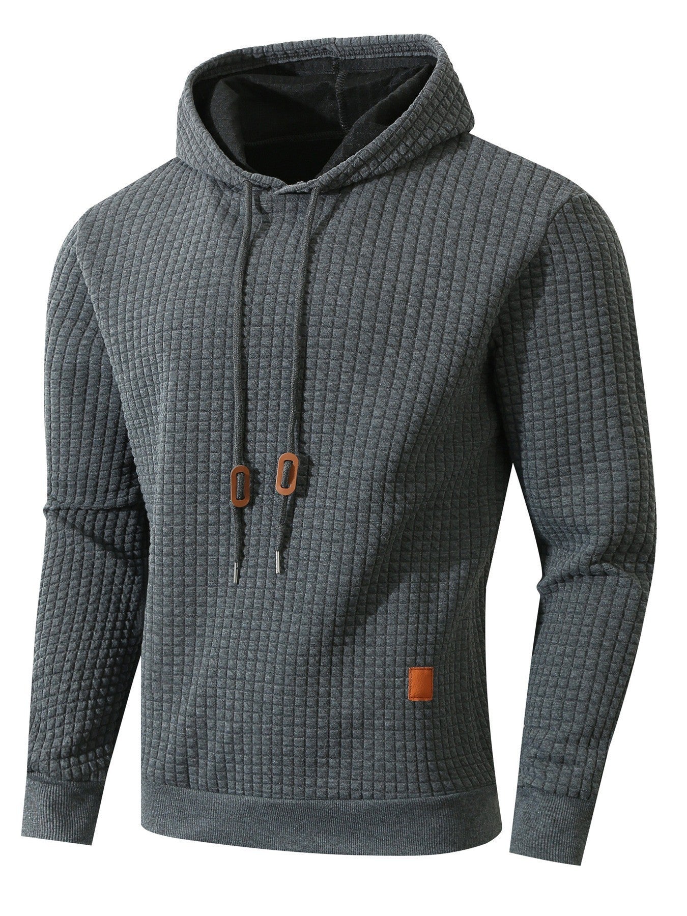 Herren Hoodie Strukturiert Mit Taschen Modern