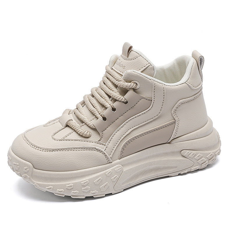 Damen Sneaker Chunky Bequem atmungsaktiv Schwarz