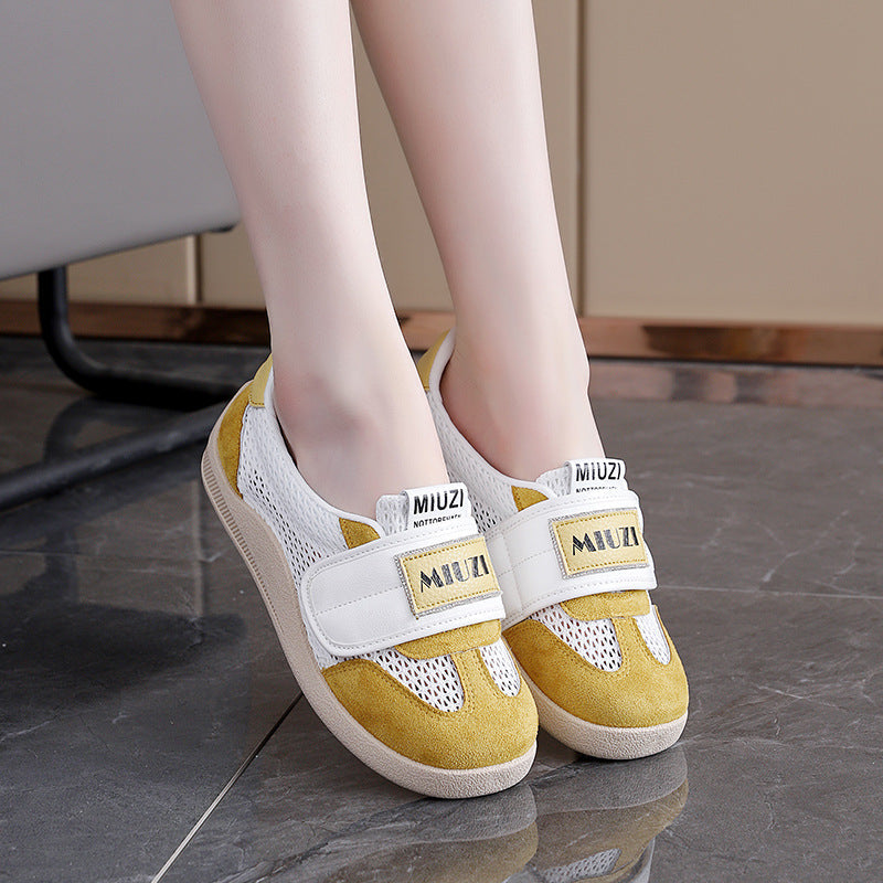 Damen Sneaker Freizeitschuhe Atmungsaktiv Netzdesign Elastisch