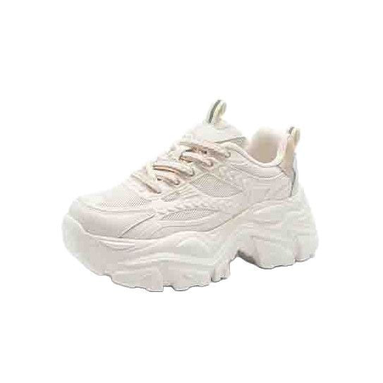 Damen Sneaker Chunky Sportlich Komfortabel Mesh