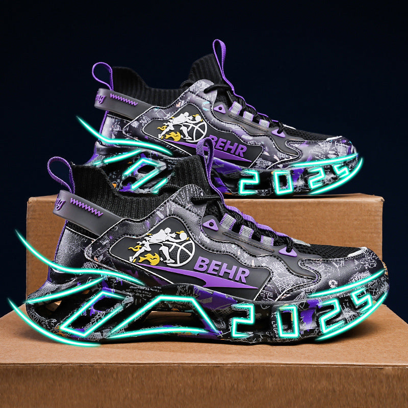 Damen Sneaker Laufschuhe mit Licht Effekt und Dämpfung