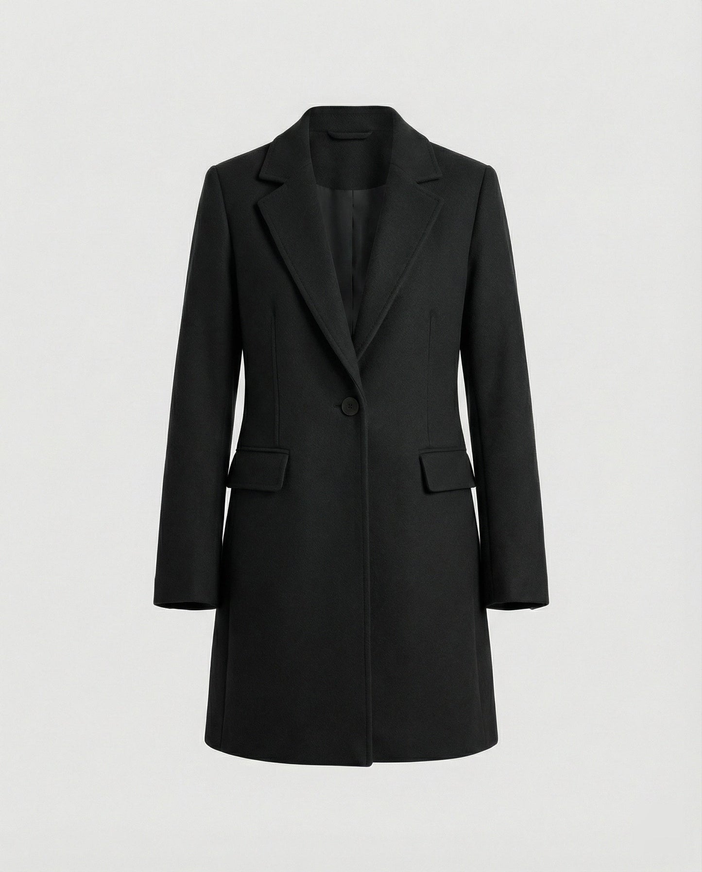Damen Blazer Lang Damen mit Struktur