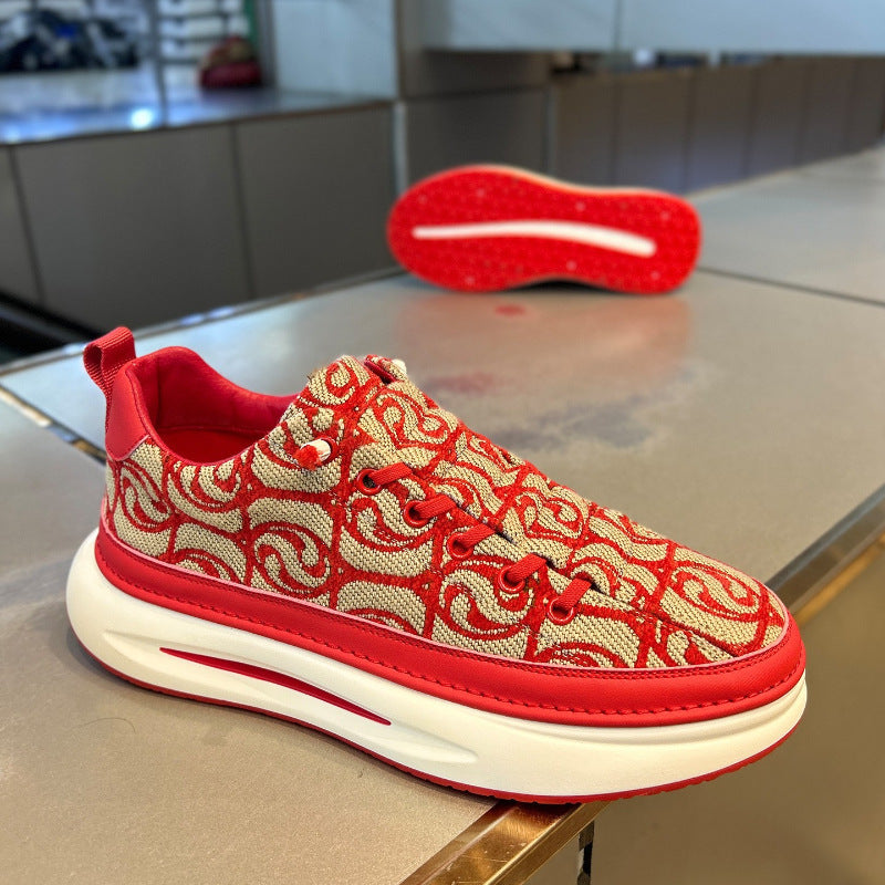 Damen Sneaker Trendy Einzigartig Textil Design