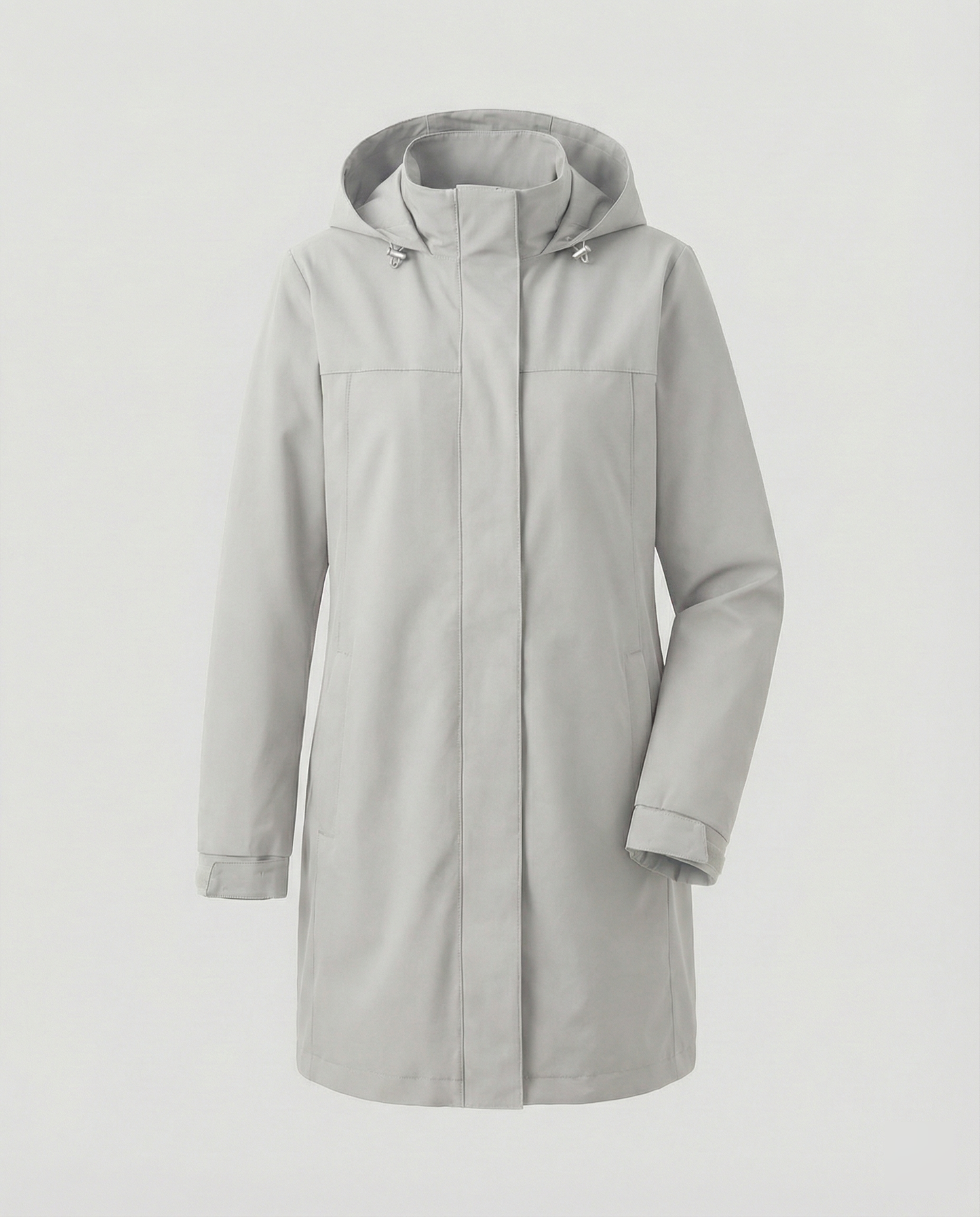 Damen Parka Jacke Sportlich Wasserdicht mit Taschen