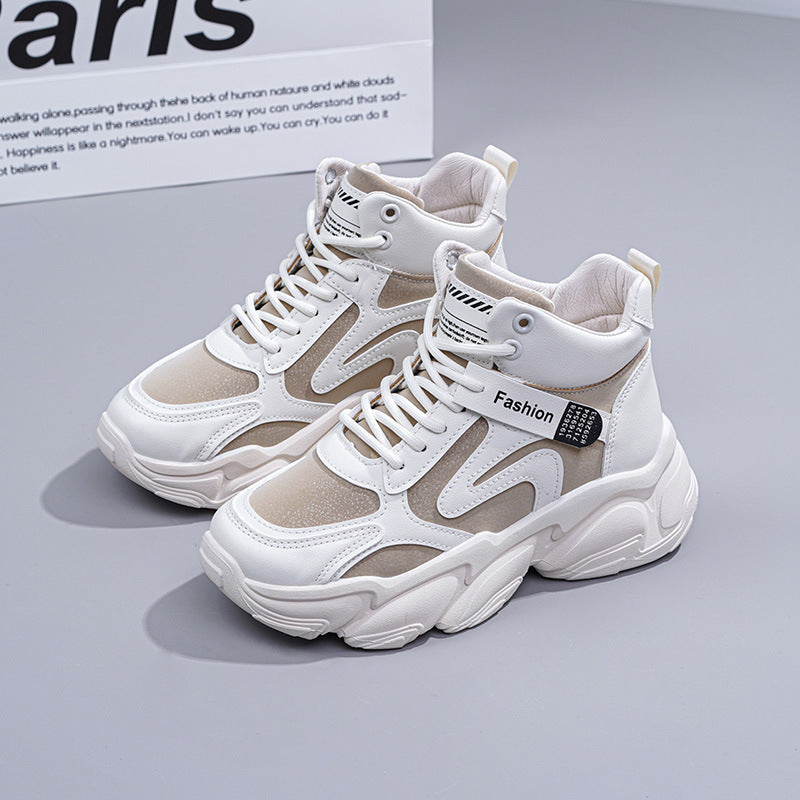 Damen Sneaker High-Top atmungsaktiv mit verstärktem Sohlenprofil