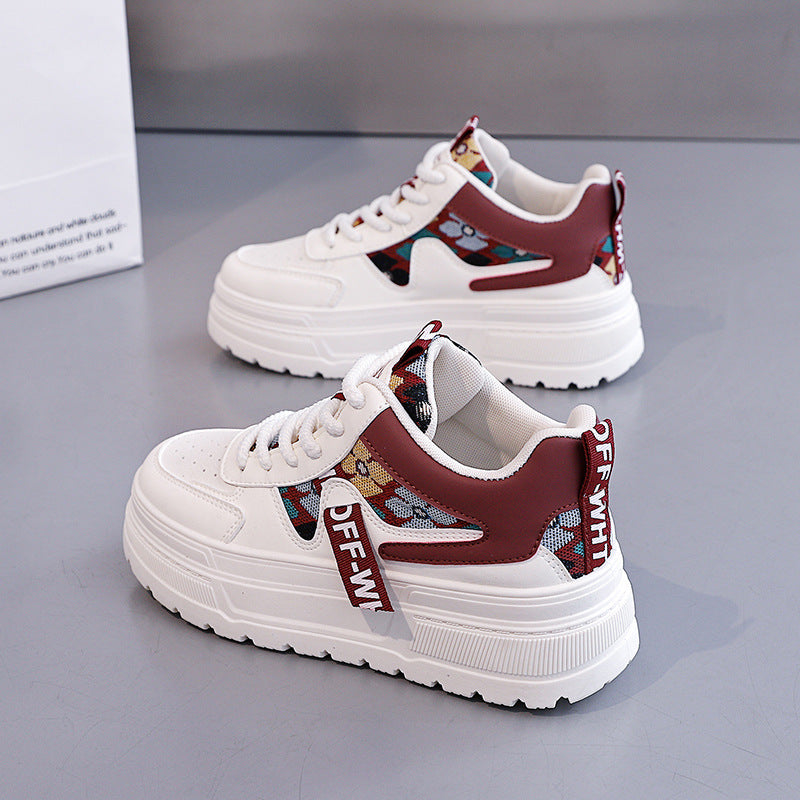 Damen Sneaker Chunky modisch auffällig Grafikdesign