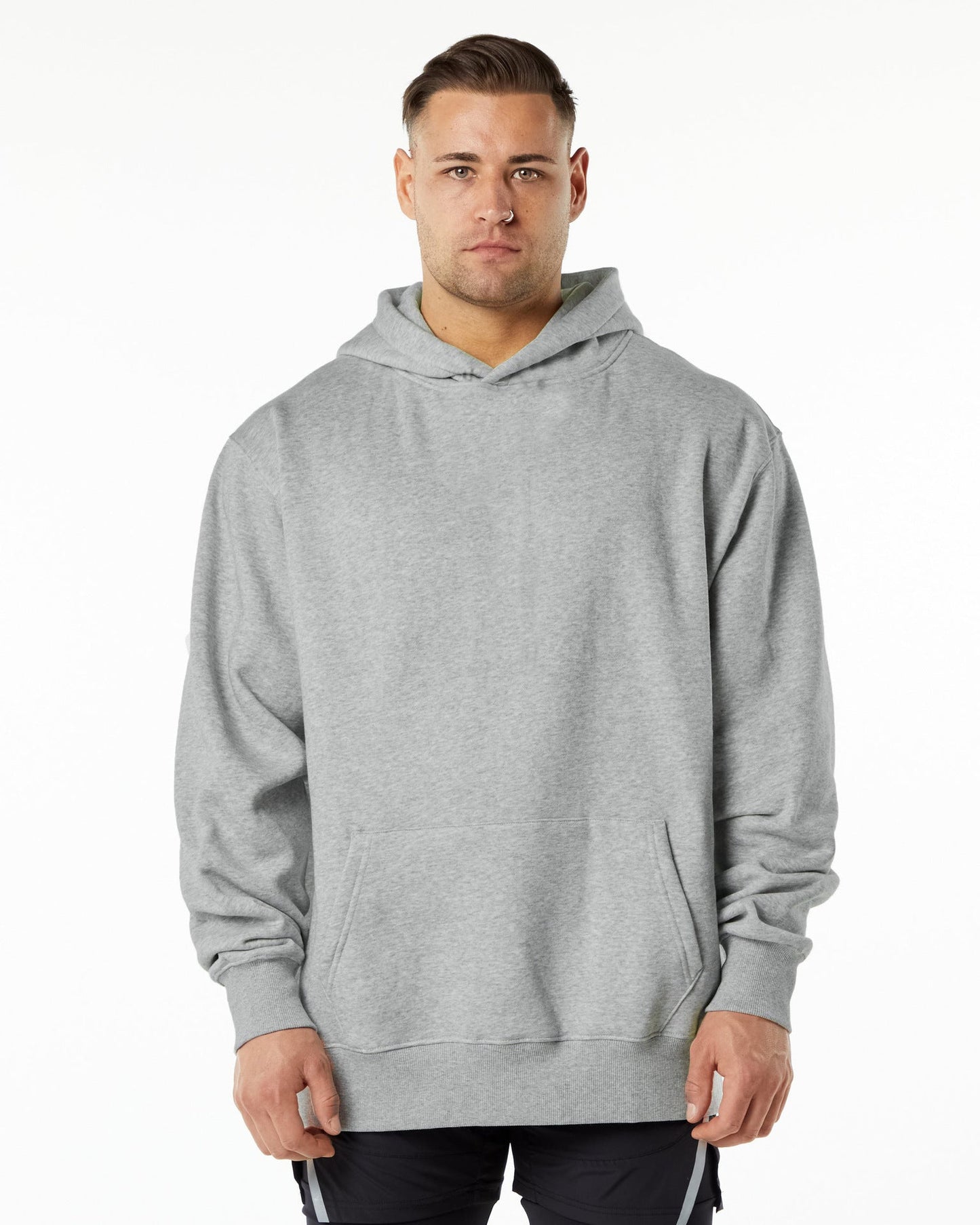 Herren Kapuzenpullover Elegante Kängurutasche Modern