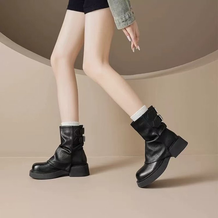 Damen Stiefeletten Komfortabel Moderner Stil