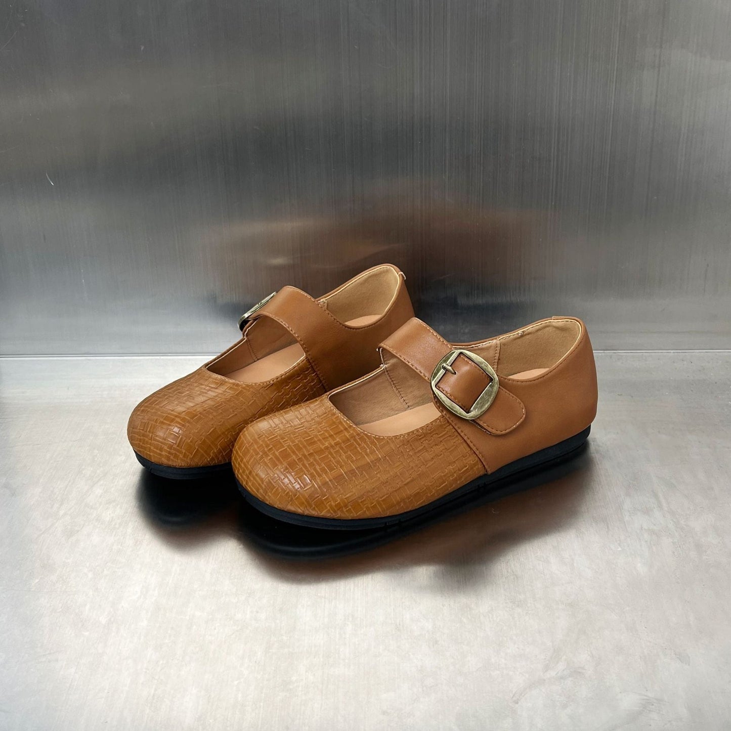 Damen Ballerinas Elegante Riemen Schuhe Frauen