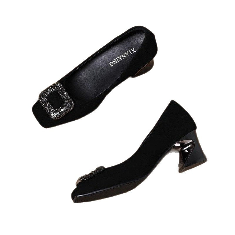 Damen Pumps High Heels Schmückend Glitzernd Elegant
