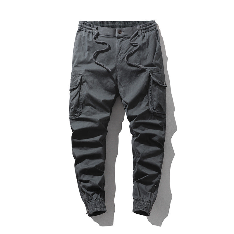 Herren Cargo-Hose elastisch mit Seitentaschen Bequem