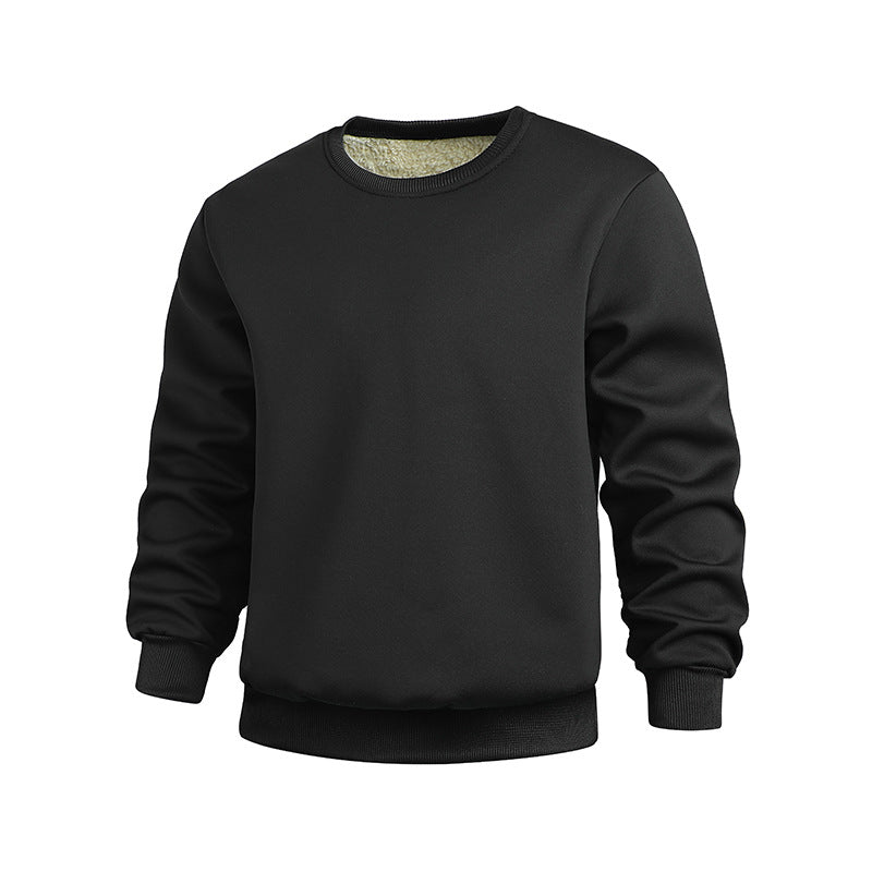 Herren Fleecepullover Bequem Warm Rundhals