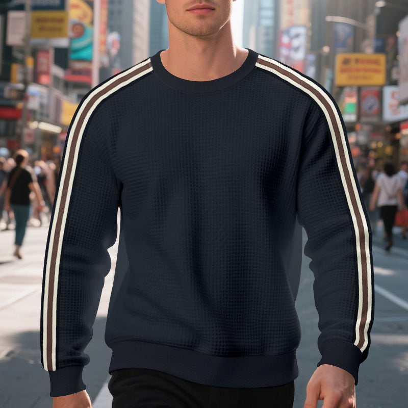 Herren Sweatshirt mit Streifen Modern Casual