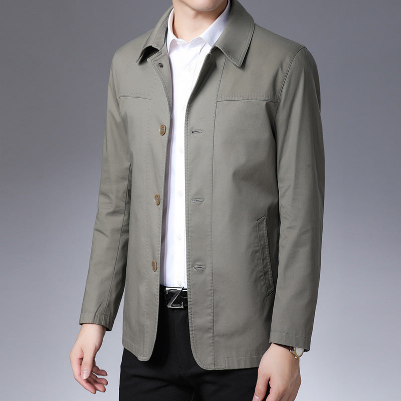 Herren Jacke Modern Klassisch mit Taschen Schnitt