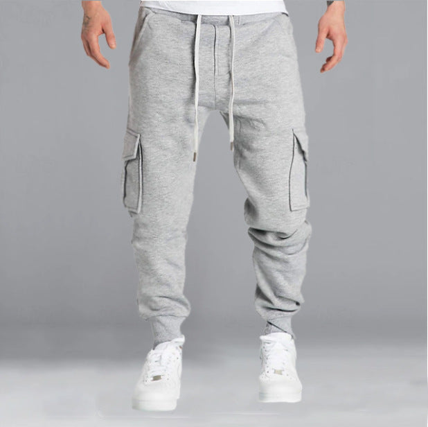 Herren Jogginghose Cargo-Style Bequem Mit Taschen