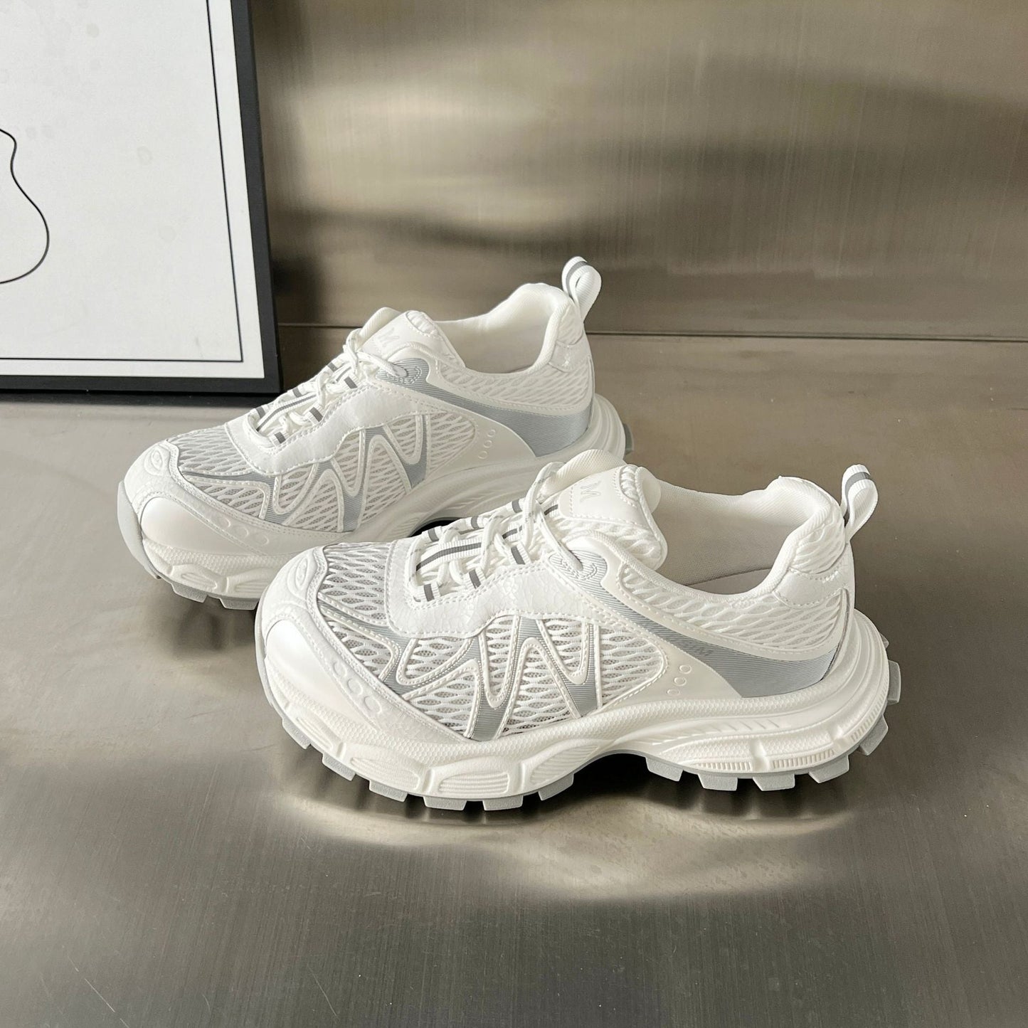 Damen Trail Laufschuhe Sportlich Atmungsaktiv