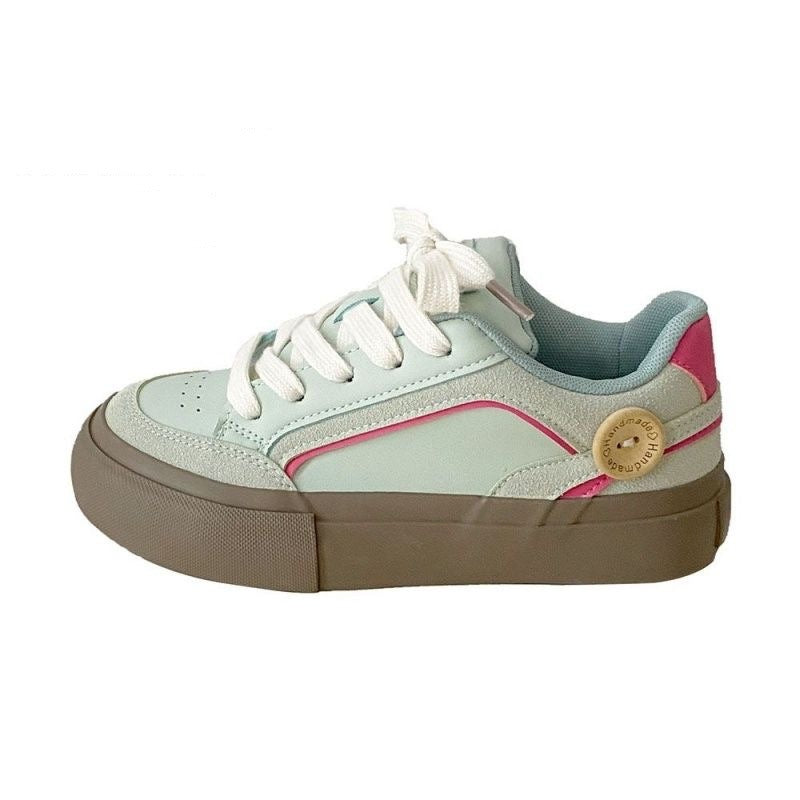 Damen Sneaker PlateauSchuhe Atmungsaktiv Modisch
