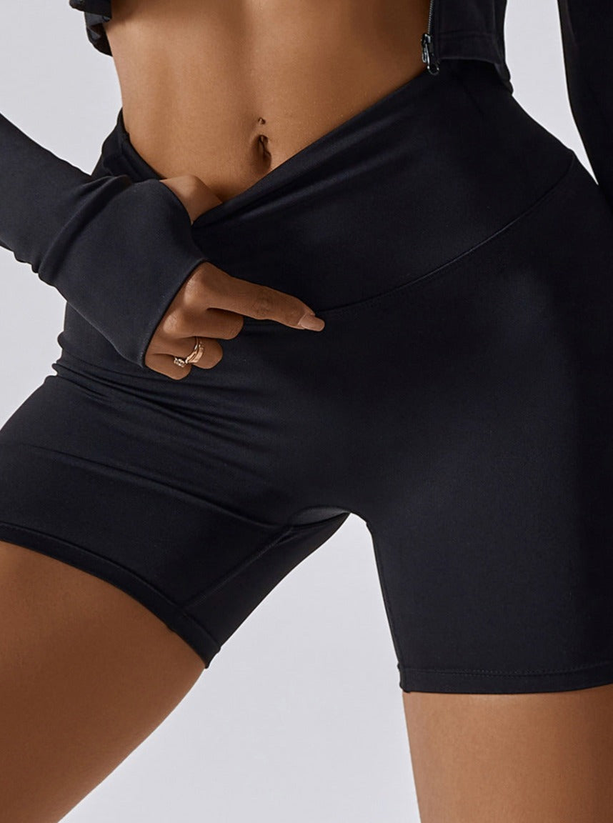 Sport Shorts High Waist Nahtlos Damen