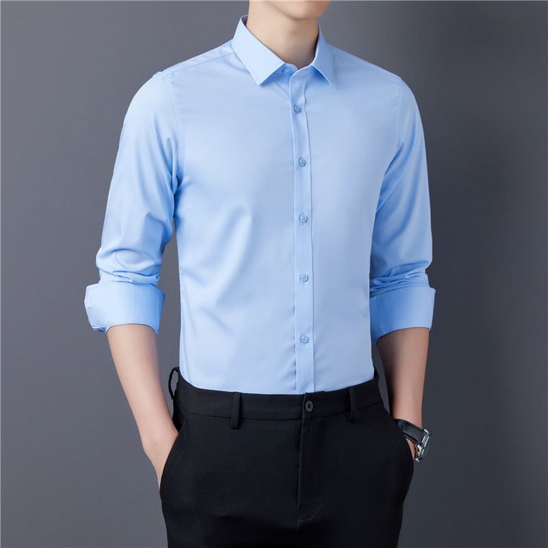 Elegantes Herren Langarmhemd Slim Fit Modern